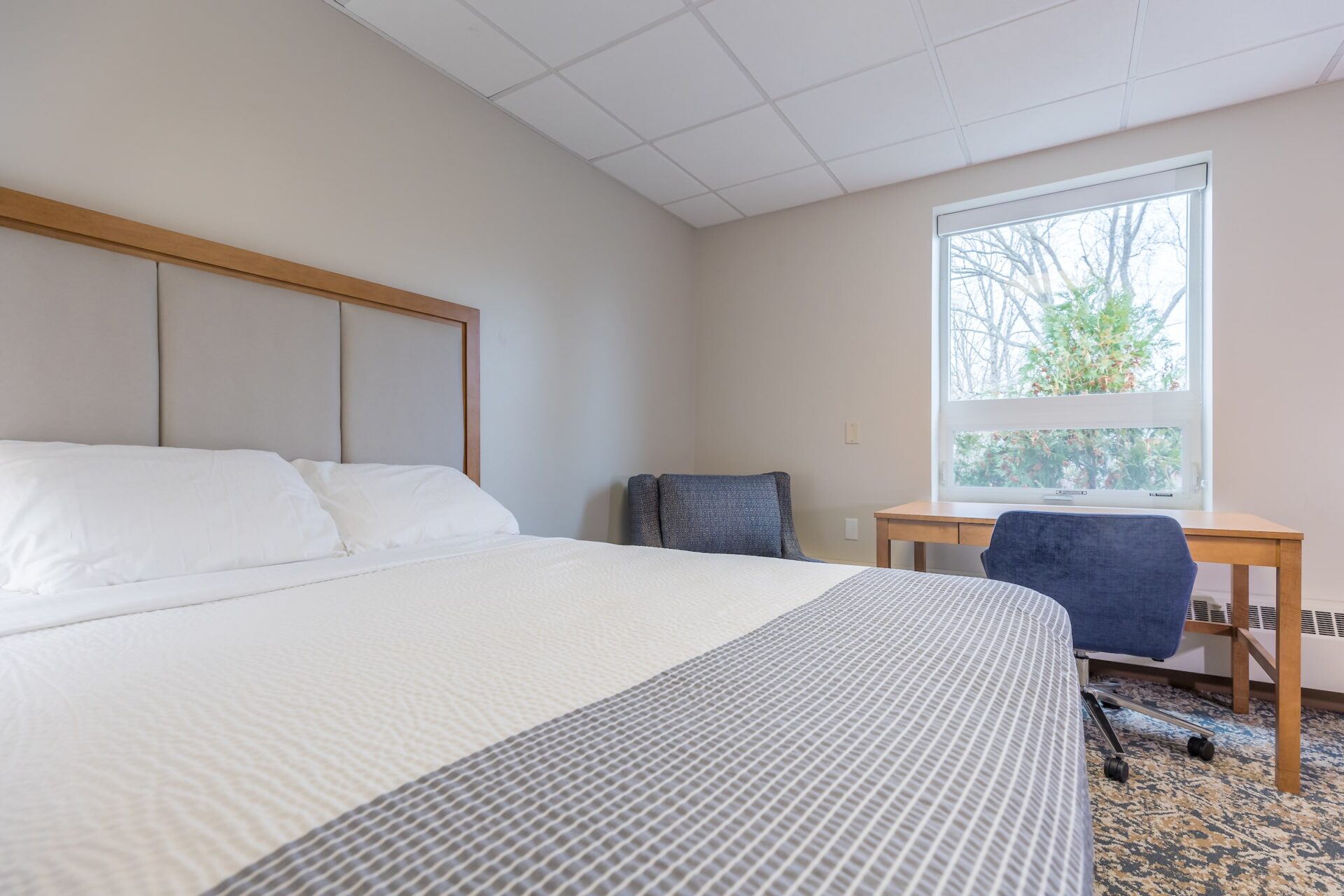 A bedroom at the Ridge Recovery Center in Windham, CT.